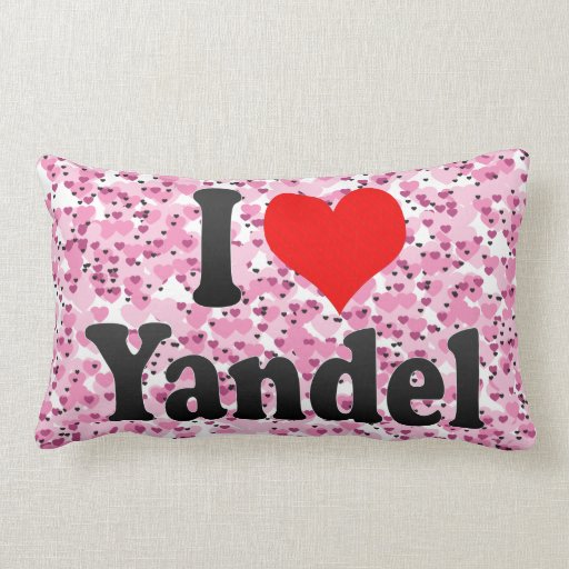 I love Yandel Pillow