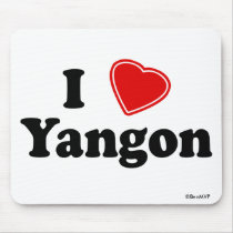 I Love Yangon mousepads by Rep_Yo_City I Love Yangon mousepads