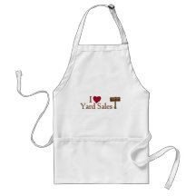 I Love Yard Sales Aprons