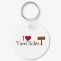 I Love Yard Sales keychains by worldsfair I Love Yard Sales keychains