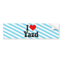 I Love Yazd, Iran Bumper Sticker