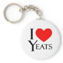 I Love Yeats Keychain
