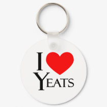 I Love Yeats keychains by annabells I Love Yeats keychains
