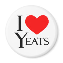 I Love Yeats Fridge Magnet