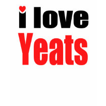 I Love Yeats t-shirts