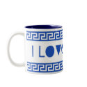 I LOVE YIAYIA GREEK KEY mugs by Jill311 I LOVE YIAYIA GREEK KEY mugs