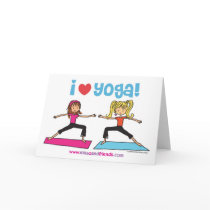 i love yoga cards