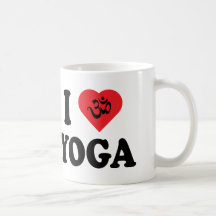 I Love Yoga Gift Mug