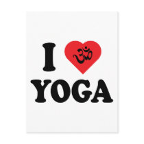 I Love Yoga Gift postcards by Yoga_TShirts_Gifts I Love Yoga Gift postcards