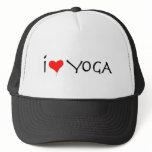 i love yoga trucker hats