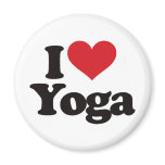 I Love Yoga Magnets