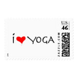 i love yoga postage