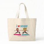 I love Yoga tote bag bags