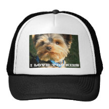 I Love Yorkies Mesh Hats