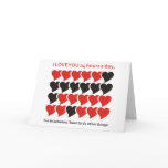 I LOVE YOU 24 hours a day Greeting Card