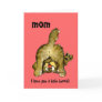 I Love You a Hole Bunch Mom Cat Card I Love You a Hole Bunch Mom Cat Card