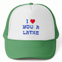 I Love You a Latke hats