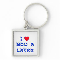 I Love You a Latke Keychains