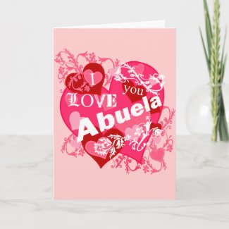 I Love You Abuela card
