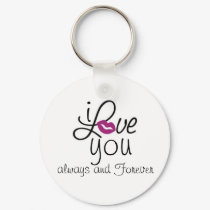 i LOVE you always and Forever keychains by CaringHearts i LOVE you always and Forever keychains