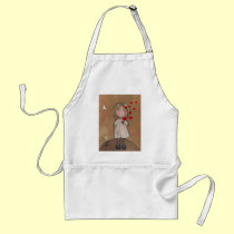 I LOVE YOU aprons