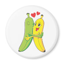 I Love You Bananas Fridge Magnets