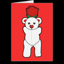 I LOVE YOU BEAR happy valentines day cards cards