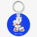I Love You Beary Much keychain