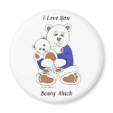 I Love You Beary Much magnet
