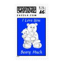 I Love You Beary Much stamp