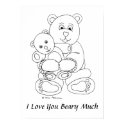 I Love You Beary Much print