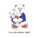 I Love You Beary Much print