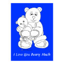 I Love You Beary Much print