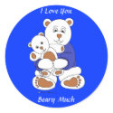 I Love You Beary Much sticker