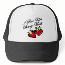 i love you berry much hats