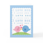 i love you bird card