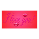 I love You Bookmark Custom Photo Card