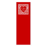 I Love You Bookmarks