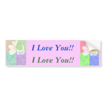 , I Love You!! Bumper sticker bumper stickers