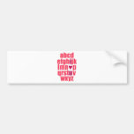 I love you bumper sticker