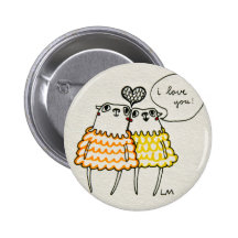 I love you! Button