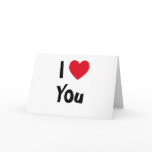 I Love You Card