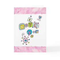 I Love You Card