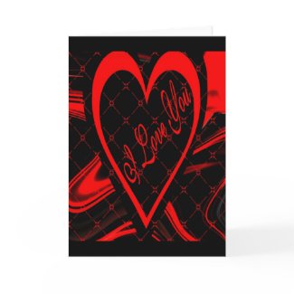 I Love You card