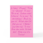 I Love You cards