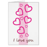 I Love You Card cards