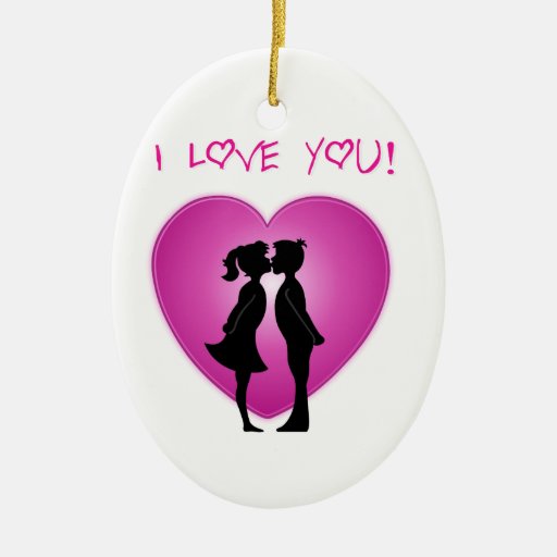 i love you double sided oval ceramic christmas ornament i love you double sided oval ceramic christmas ornament