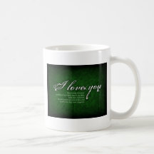 I Love You Coffee Mugs