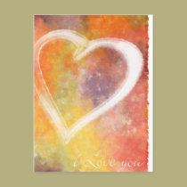 I love you-colors postcards