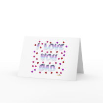 I Love You Dad Candy cards by holidayhearth I Love You Dad Candy cards